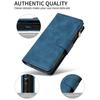 Wysokiej jakości etui ze sztucznej skóry na telefon iPhone 16 15 14 Pro Max Plus 13 12 11Pro Mini 7 8 X XS XR Skin Feel Zipper Flip Wallet