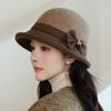 Fashion Basin Hat Ladies Vintage Fashion Fisherman Hat Autumn Winter All-Season Fashion Accessory, Winter Hat for Women, Ladies Winter Hats