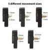 Pendulum Clock Movement Mechanism Quartz DIY Movement Kits Replacement Long-Shaft Repair Accessories Include Hands