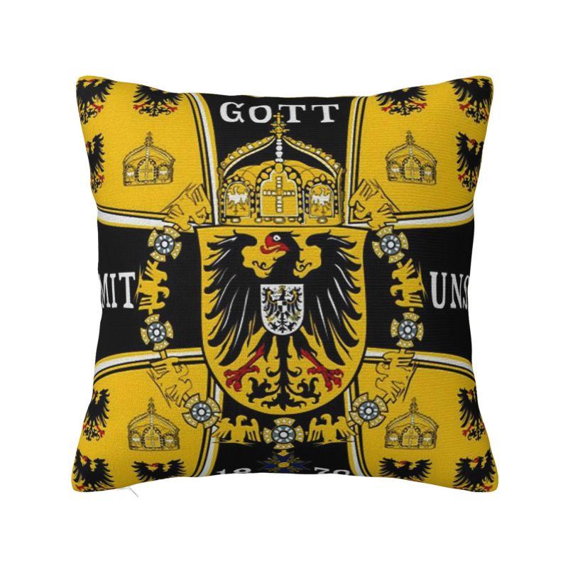 German Empire Eagle 1871 With Flag Colors Modern Throw Pillow Covers Decoracion Salon Case Emblem National Flag Sofa Cushion