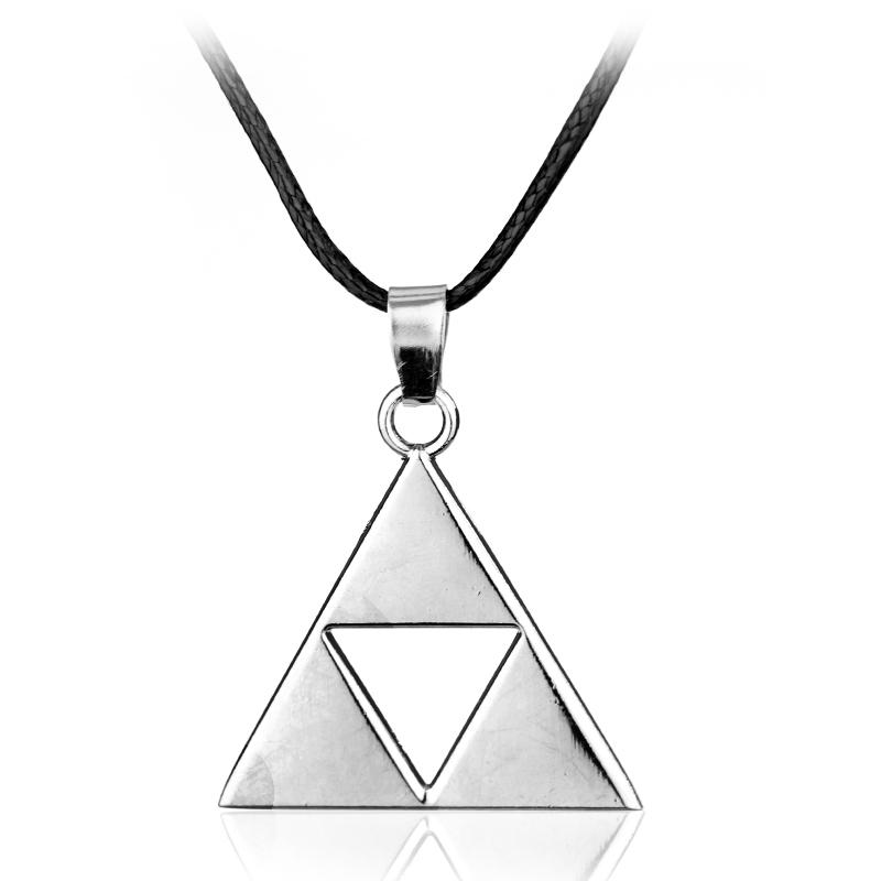 The Legend of Zelda Breath of the Wild Sheikah Eye Triforce Master Sword Hylian Shield Pendant Necklace for Men