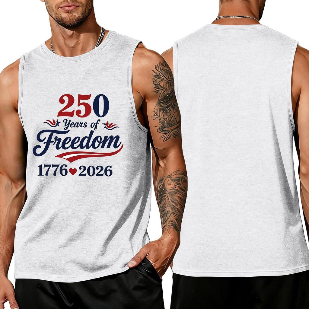 Herren Ärmelloses Tanktop Lässig Lockerer Schnitt Sommer Muskelshirt Leichtes Atmungsaktives Gewebe Bequeme Passform