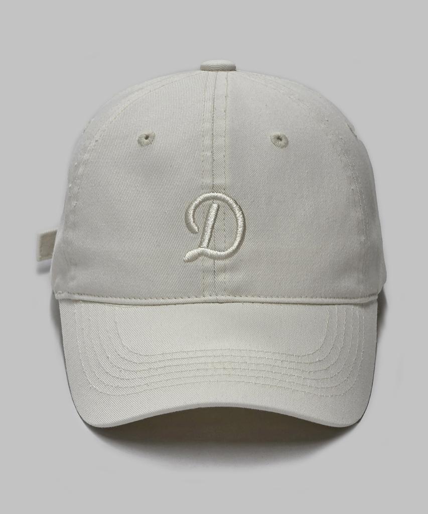 Deulinikkeu Light Wash D Ball Cap - Cream