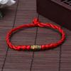 1PC Chinese Red String Handmade Hand-woven Bracelet Lucky Gifts Accessories Jewelry Red Rope