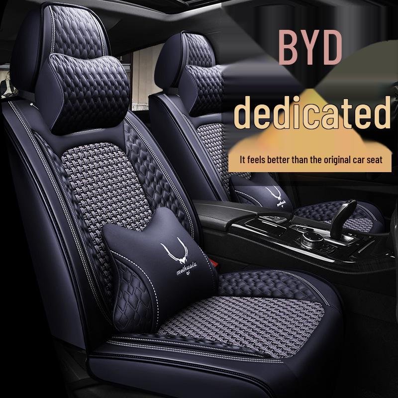 BYD Car Seat Cover & Cushion: Suitable for Yuan Pro, F3, Qin, Tang, Qin Pro, Song, Han, S6 - All-Season Comfort