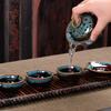 Chinese Gaiwan Tea Set Fish Kung Fu Tea Tureen Kiln Change Gai Wan Multicolor Teaware Sancai Tea Cup Travel Beautiful Kettle