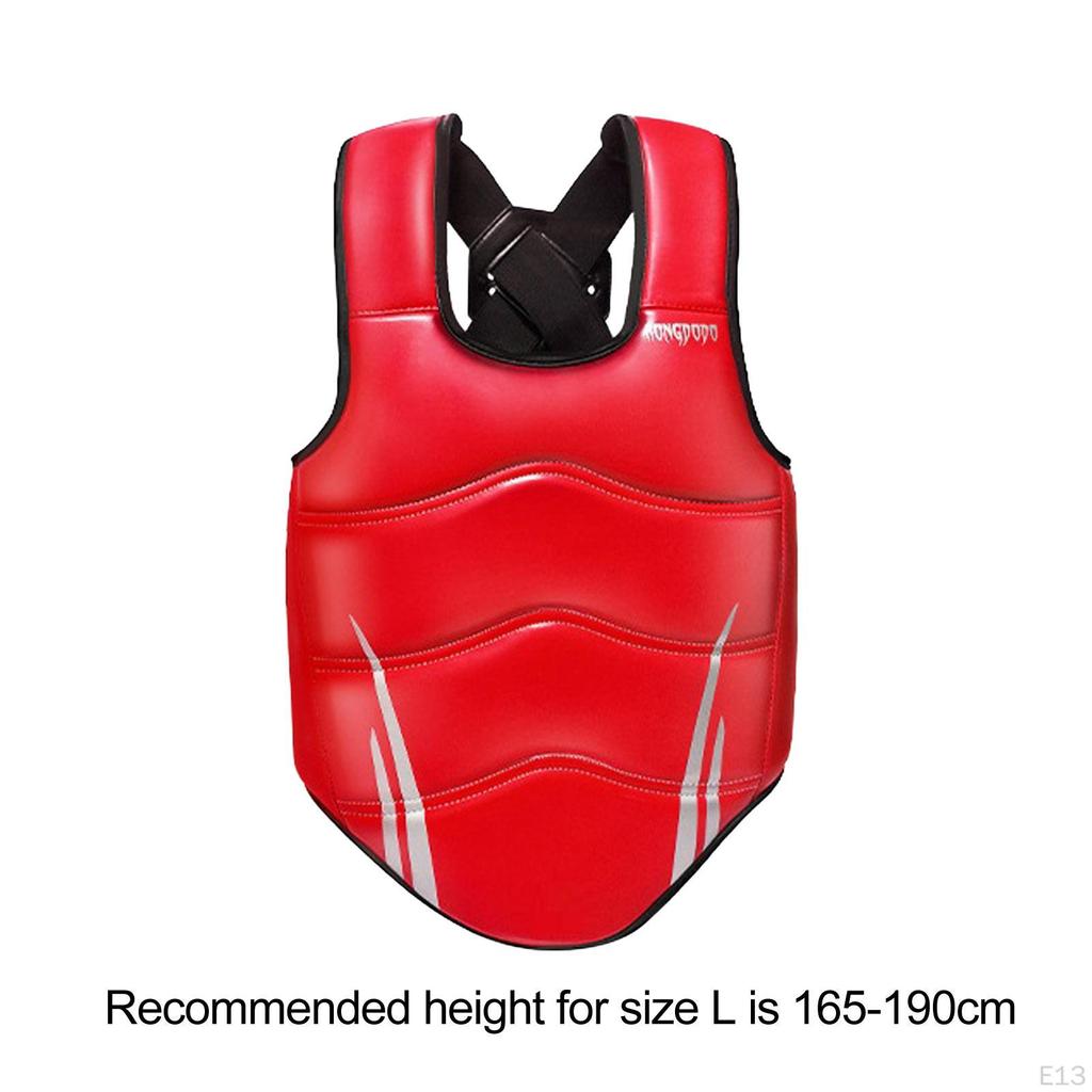 Protection Karate Chest Protector Comfortable Elastic Rib Shield Vest for Home Gym Muay Thai