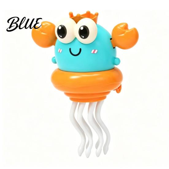 Obstacle Avoidance Crab Toy Electric Dancing with LED Lights Music Interactive Cartoon Toy Musical for Toddlers Boys Girls синий