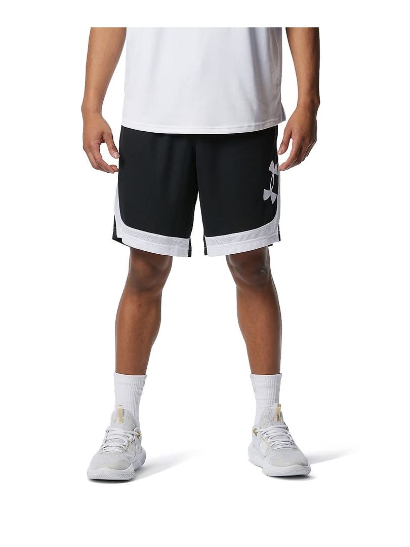 

UA БАЗОВЫЕ ШОРТЫ Черный Белый MD [Under Armour]
