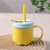 200 ml vannflaske for barn vann sippy kopp med silikon sugerør Lekkasikker plast vannflasker Kreativ tegneserie vannkopp