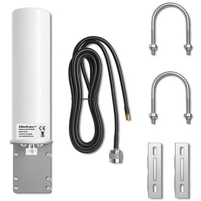 Qoltec Antena 4G LTE Dookólna DUAL | 30dBi | Wewnętrzno-zewnętrzna | 3m