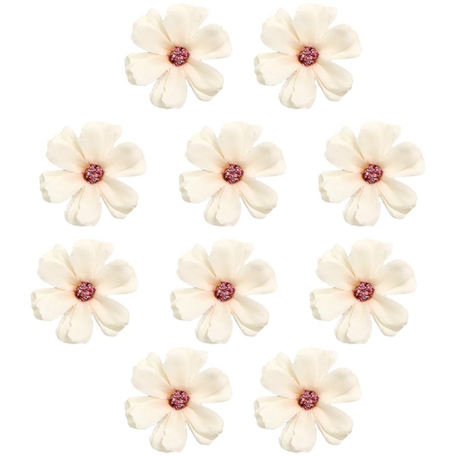 Cherry Blossom Simulation Flower Silk Chrysanthemum Diy Handmade Accessories Headdress Flower Buckle Accessories Diy Material Package