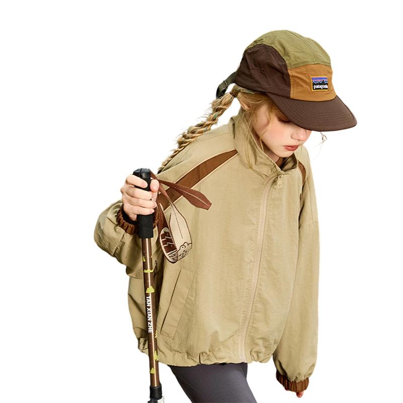 ASK JUNIOR Youth Windproof Stand-Collar Outdoor Jacket 140