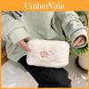 Cute Cartoon Embroidered Makeup Bag With Plush Material For Women Daily Use Soft Small Bag