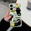 For Oppo Reno14 Pro 14F A5 A5X K13 Phone Cases Table Cartoon Cat Pattern Phone Case Camera Protection Shockproof Silicone Covers For Oppo Bumper Shell