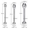 Edelstahl Katheter Urethrale Dilatoren Pferdeaugenstimulator Penis Plug Einführstäbe Erwachsenenprodukt Sexspielzeug für Männer Neues Design