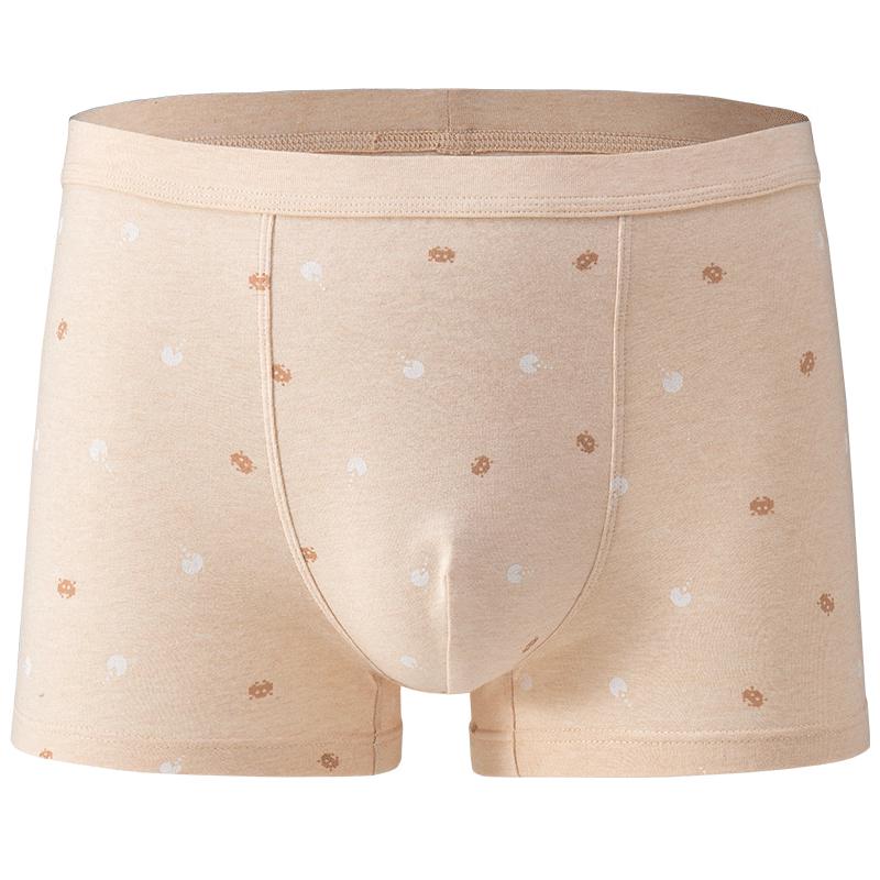 

Dingguagua Мужские хлопковые антибактериальные боксеры-брифы, 4 шт. L