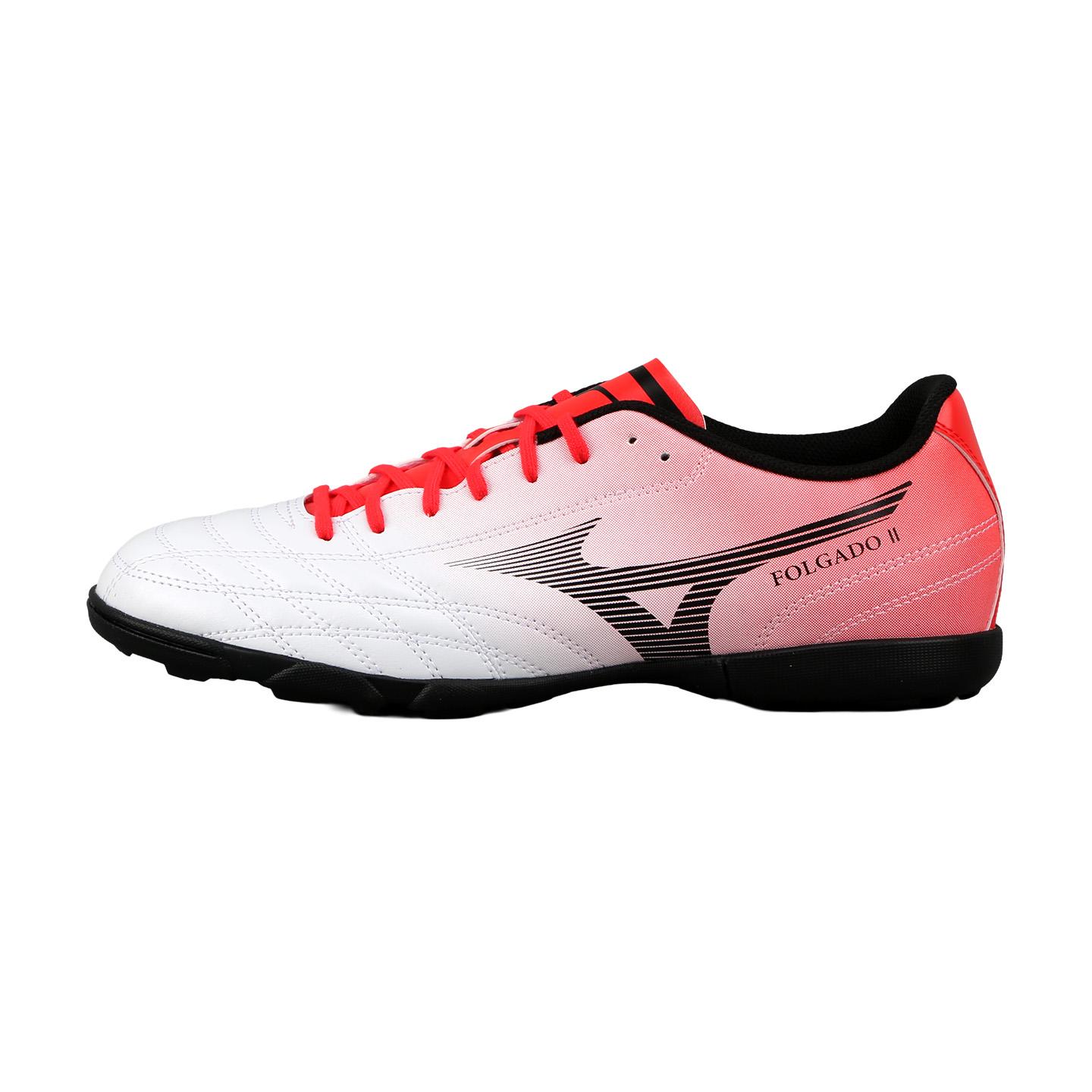 Mizuno Folgado AS TF Turf Soccer Shoes Unisex White Red P1GD269303 41