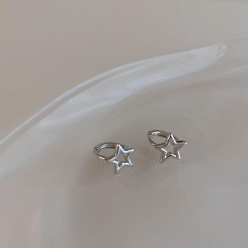 Glänzende Zirkon Stern Quaste Ohrringe Damen Koreanisch Süß Elegant Pentagramm Hängeohrring Y2K Schmuck Hochzeit