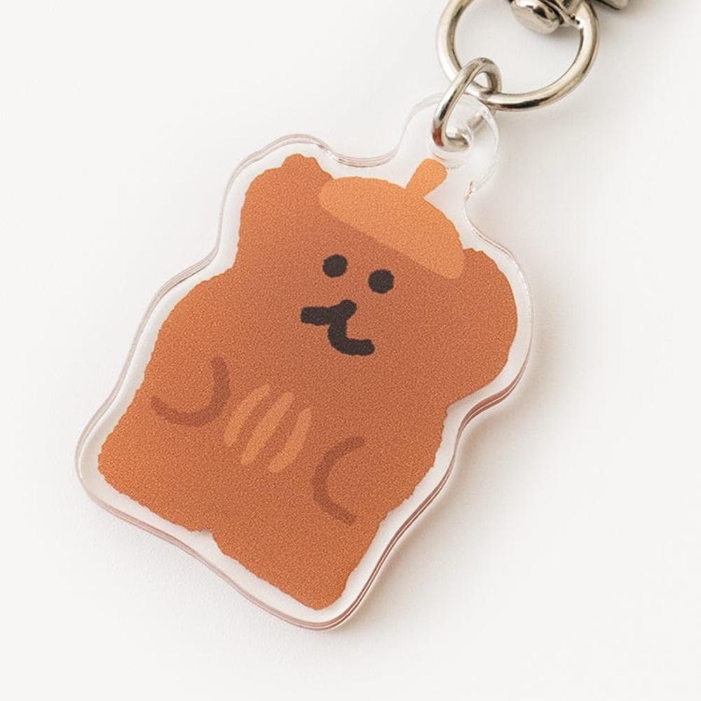 Dinotaeng Bobo in the Wood Acrylic Keyring VER.6