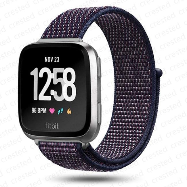 Nylon Loop Strap for Fitbit Versa 4 3 band Smart watch replacment Soft Breathable Sport belt Correa Bracelet Fitbit Sense 2 band