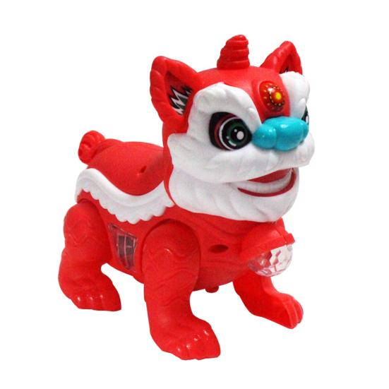 Colorful Projection Light Music Glowing Toy Cartoon Electronic Dancing Lion Dog Rabbit Toy