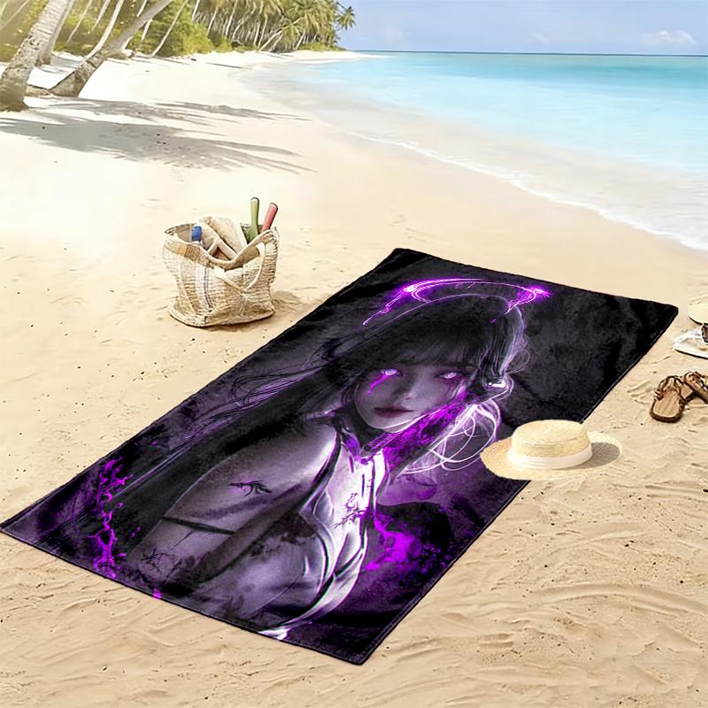 1pc Naruto Beach Towel Ideal Birthday Gift For Family, A Vibrant Beach Towel Suitable for Outdoor Activities