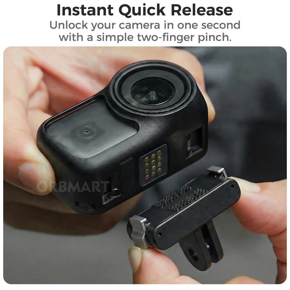 Magnetic Quick Release Mount for DJI Osmo Action 6 and Nano, 1-Claw Adapter Base for DJI Osmo Nano Accessories
