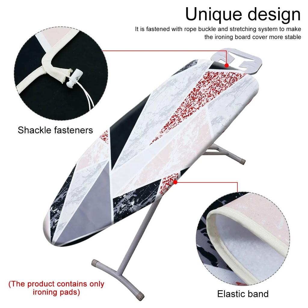 Ironing Board Cover Protective Scorch Resistant Non-slip Thick Colorful For Home Cleaner Tools Ironing Accessorie