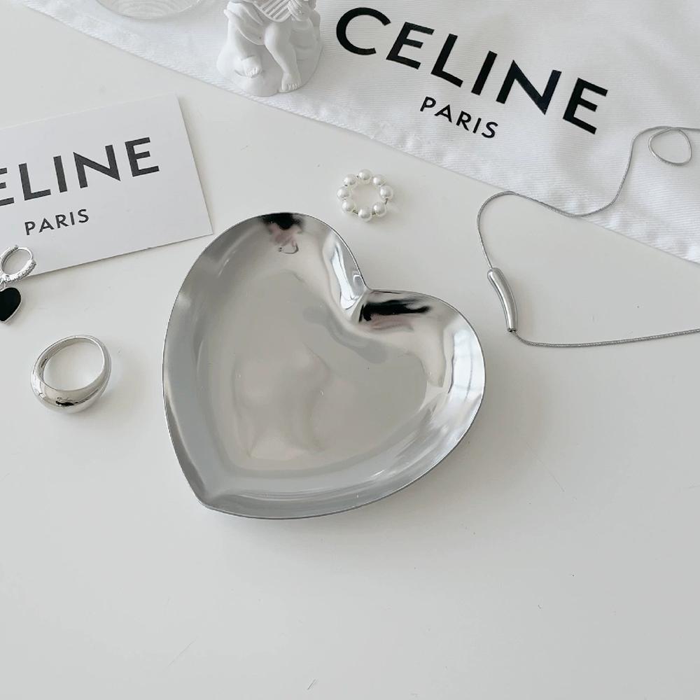 Nerezový kosmetický úložný podnos Nail Art Manikúrní talíř Pinzety Kleštičky Nádoba na pera Miska na umělé nehty Nástroje Kov