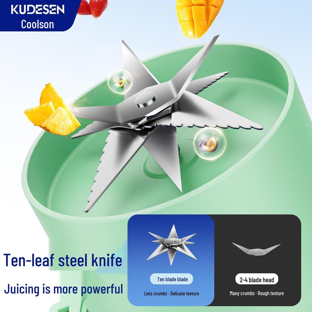 Wireless Portable Juicer Cup & Ice Crusher with Large Capacity