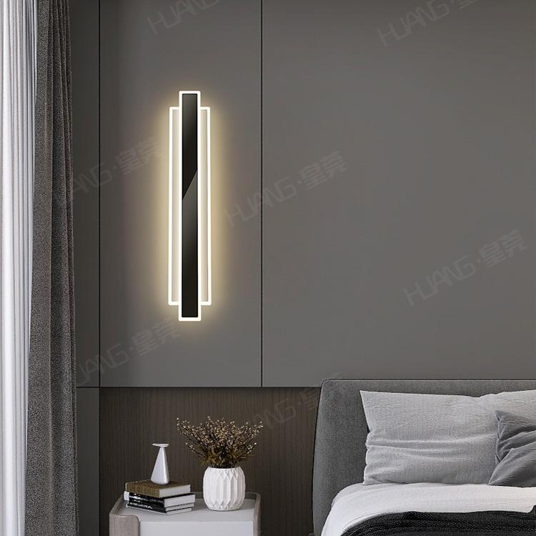 

Minimalist Italian Nordic Luxury Wall Lamp for Bedroom, Living Room, and Staircase Black 40cm - Dual Light 20W - Neutral Light