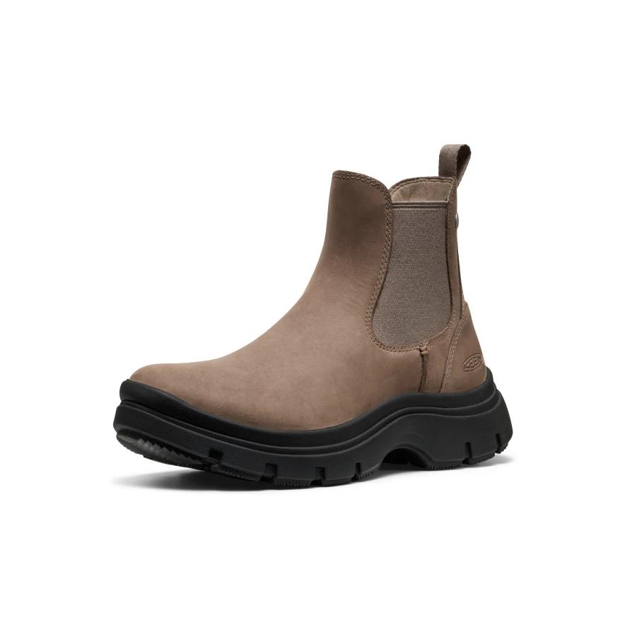 Keen Kosa Leather Short Chelsea Boots Women s Brown 1031149 36