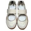 Rindslederversion~ Echtes Leder Nische Innenhöhe Erhöhung Mary Jane Einzelne Schuhe Damen Klettverschluss Casual Sportliche Board Schuhe Ballerinas