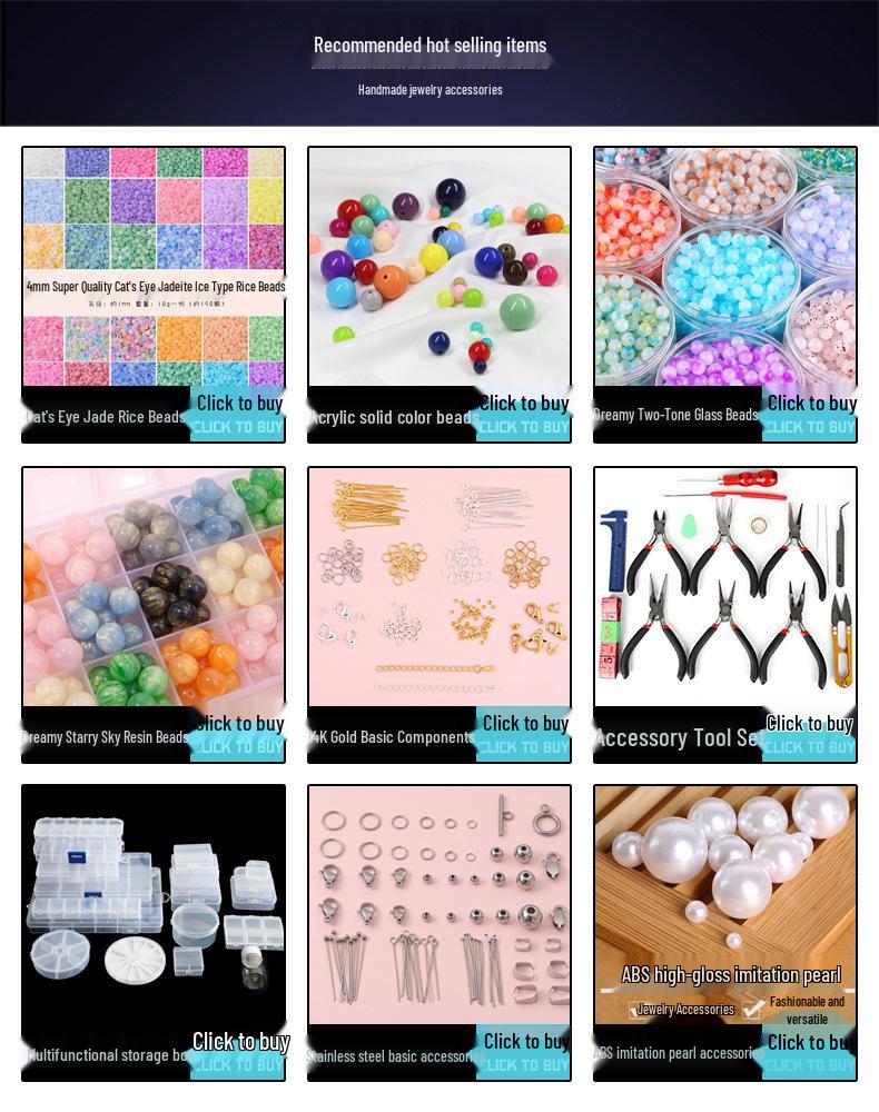 28-Compartment 3mm Seed & Letter Bead Set for DIY Handmade Beaded Bracelets and Necklaces