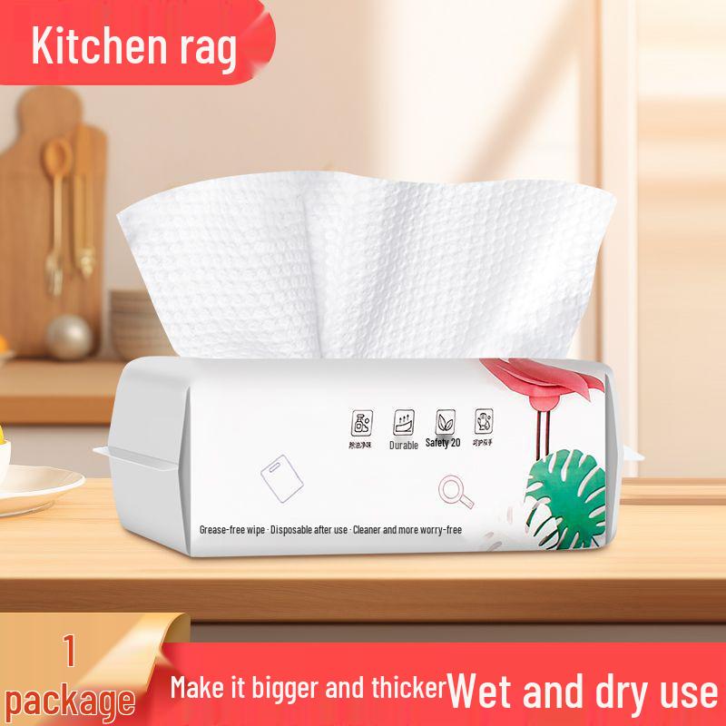 Thick Disposable Oil & Water Absorbent Dishwashing Cloths for Kitchens
