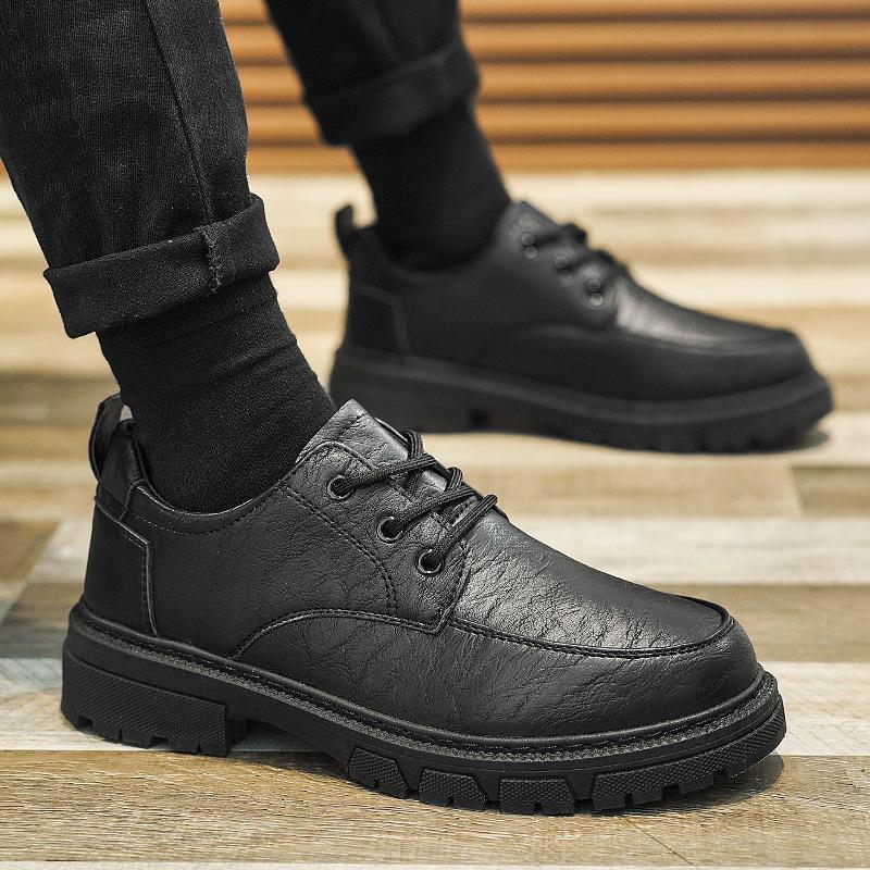 Fashion Leather Mens Casual Shoes Breathable Business Lace-Up Handmade Shoes Hot Sale Brand Classic Men Shoes Flats Moccasins