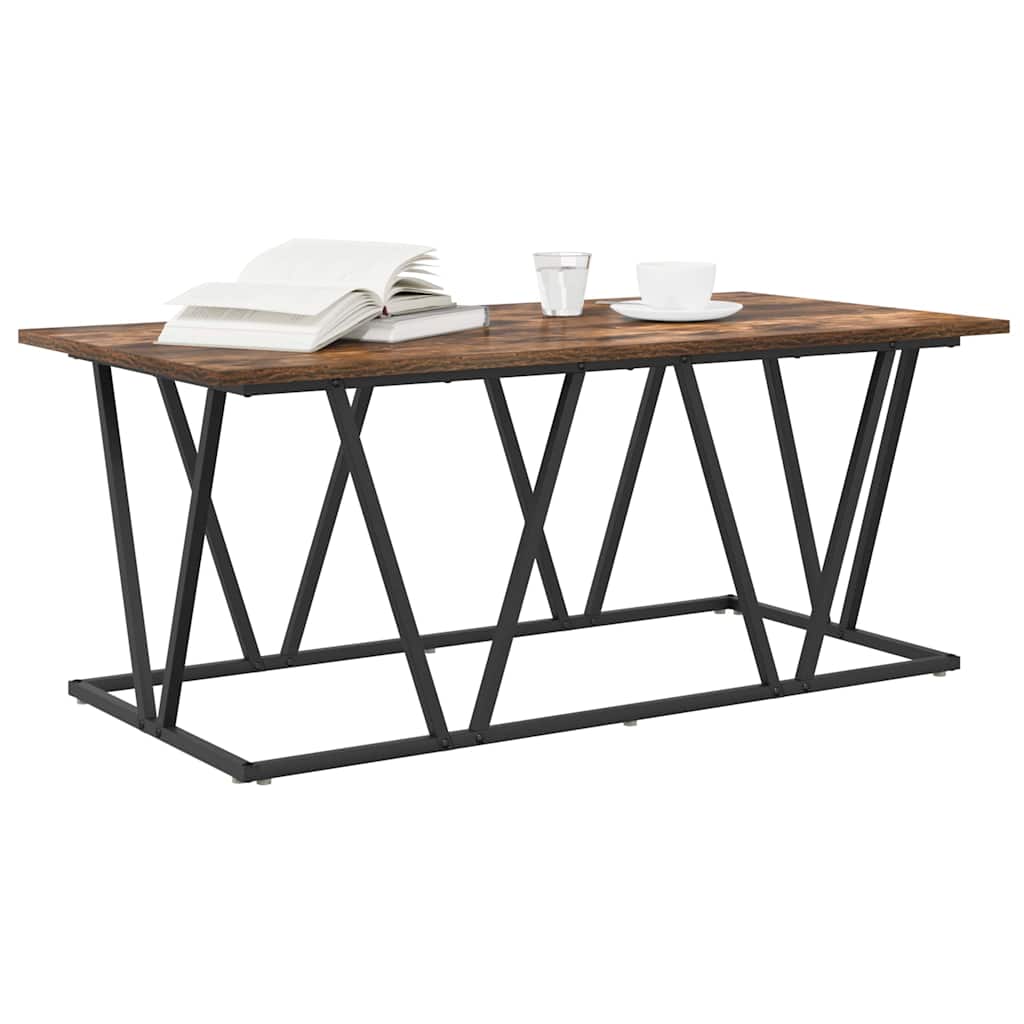 Coffee Table Smoked Oak 100 X 50 X 40 Cm