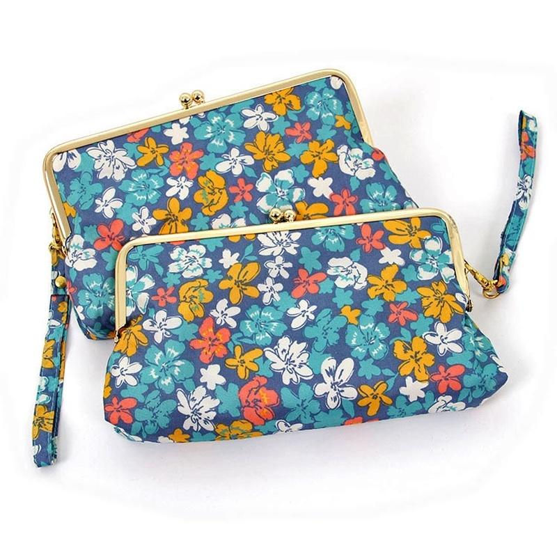 Dámské ultralehké mini ploché držadlo Pětidílný deštník květinový slunečný a deštivý deštník Rain &; Skladovací kabelka Lace Dembrella