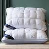 Neck Support Sleeping Pillow 5-Star Hotel Quality Deep Sleep White Satin Cover Bed Pillow Home Bedroom Decor Accessories Supplie