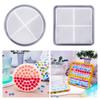 Heart Coaster Molds Round Silicone Coaster Molds Cup Mat Mold Pentagram Epoxy Casting Mold for Resin Coaster Home Decor
