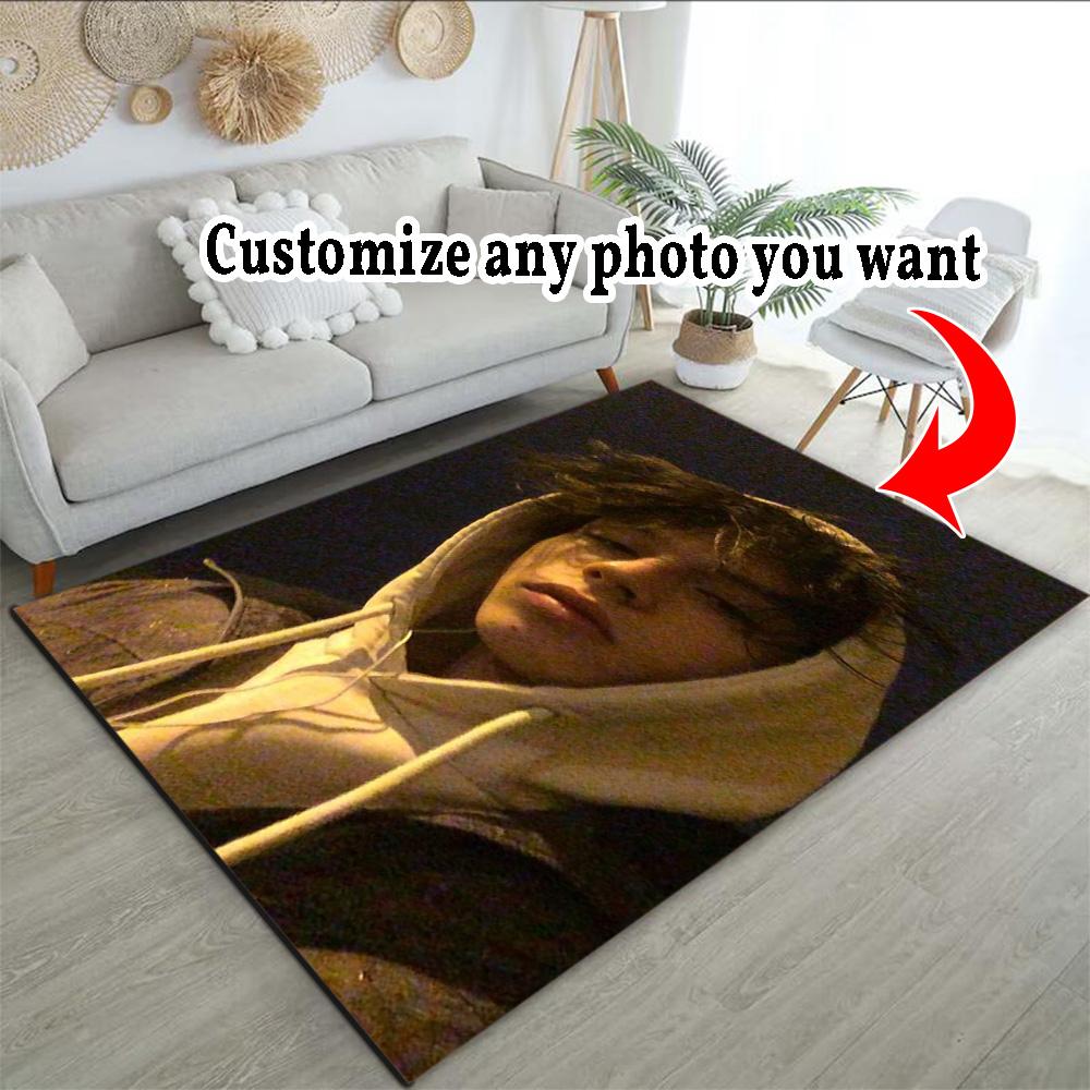Customize Photo Customized Image Carpet Design for Study Room Bedrooms Hallway Entryway Anti-slip Rug Anime Office Decor Birthday/Christmas Gift