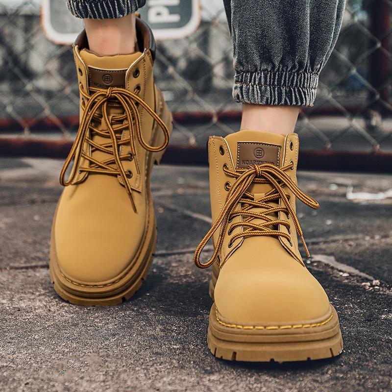 Men's winter construction site wear-resistant construction work Martin boots tooling waterproof non-slip mountaineering