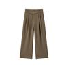 PEACEBIRD Commuter Style Drape Pants