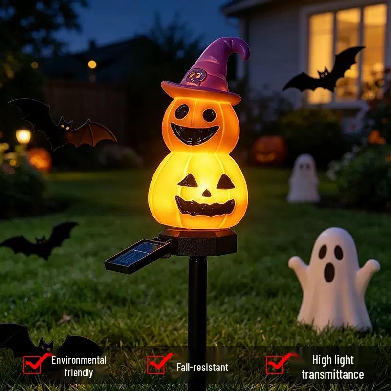 Halloween Solar Waterproof Lawn Lamp – Ghost Festival Garden Decoration