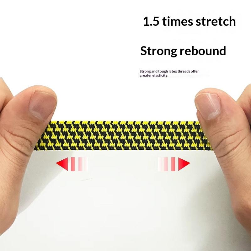 Heavy Duty Elastic Tie Down Straps Widening Flat Stretch Cord for Car Luggage Camping Cargo Securing Use