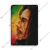 Roestig Bob Marley Metalen Posterbord Reggae Zanger Metalen Blikbord Vintage Poster Bar Club Pub Wanddecoratie Retro Rock Poster