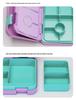 Kids' Double Buckle Cartoon Bento Lunch Box - Microwaveable, Portable, Large Capacity