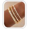 Sparkling 5A CZ Silver Tone Tennis Bracelets Stack for Women Jewelry