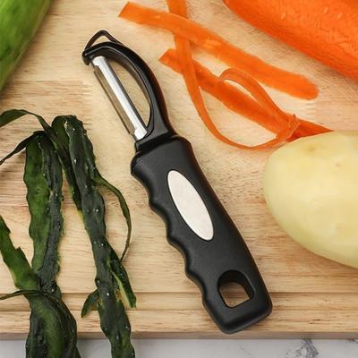 Éplucheur Multifonctionnel 2-en-1 Poignée Douce Lame Ultra Affûtée Pivotante Éplucheur de Légumes Anti-Glisse Robuste Ustensiles à Fruits Ménagers